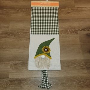 Give Thanks Decorative Table Runner 14" x 72" Decor Elf Thanksgiving Holiday New